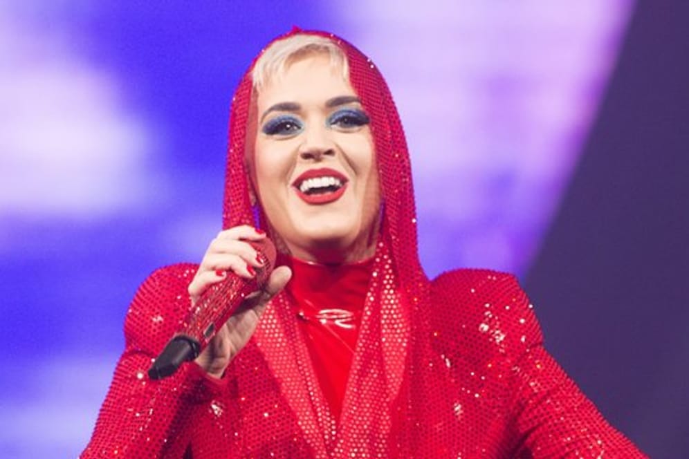 Katy Perry bei einem Konzert in Montreal.