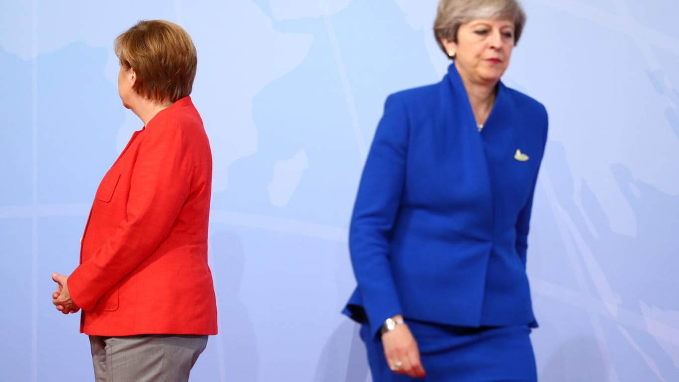Angela Merkel und Theresa May beim G20-Gipfel
