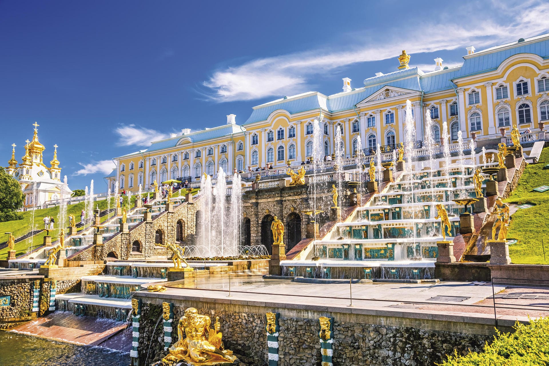 Der Peterhof in St. Petersburg (Russland)