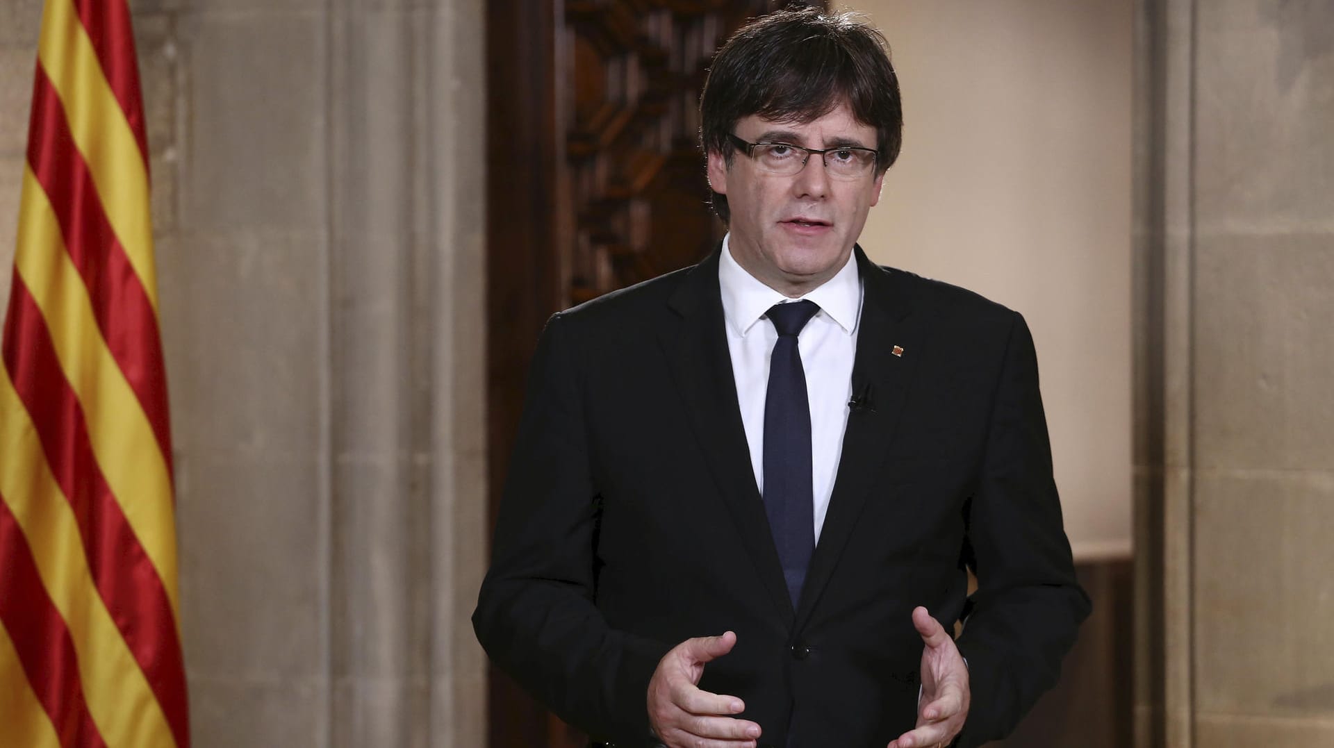 Der katalanische Regierungschef Carles Puigdemont. Der katalanische Regierungschef Carles Puigdemont.