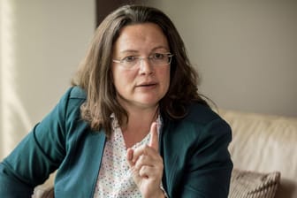Andrea Nahles (SPD) beklagt Sexismus in der deutschen Politik.