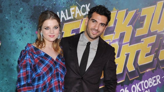 Elyas M'Barek und Jella Haase bei der Filmpremiere von "Fack ju Göhte 3" im Mathäser Filmpalast in München.