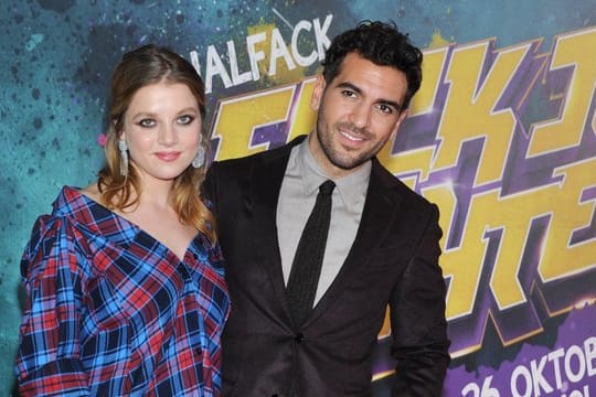 Elyas M'Barek und Jella Haase bei der Filmpremiere von "Fack ju Göhte 3" im Mathäser Filmpalast in München.