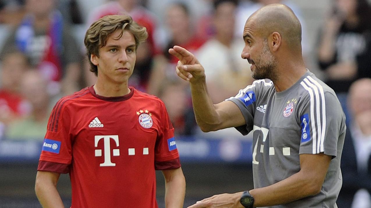 Gianluca Gaudino (l.) hat von Pep Guardiola viel lernen können.