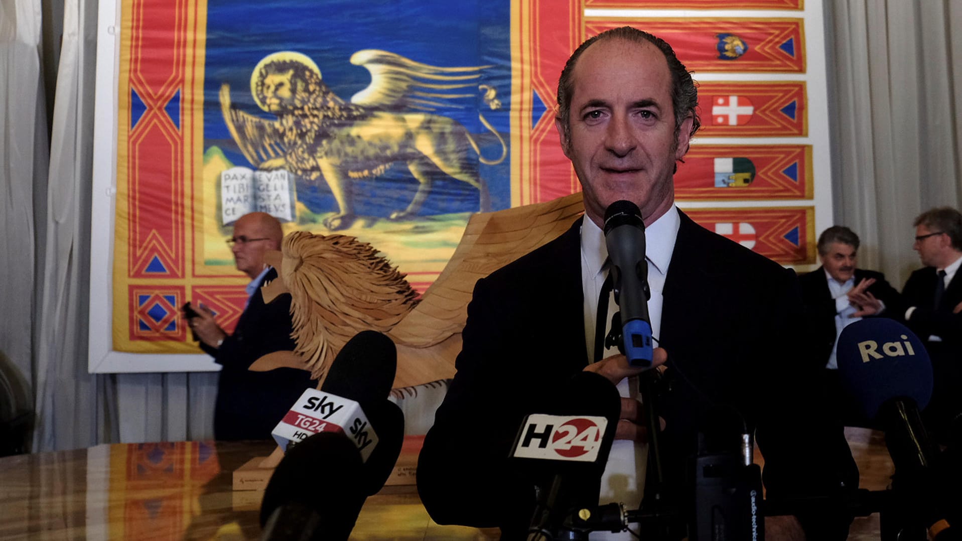 Der Regionalpräsident von Veneto: Luca Zaia.