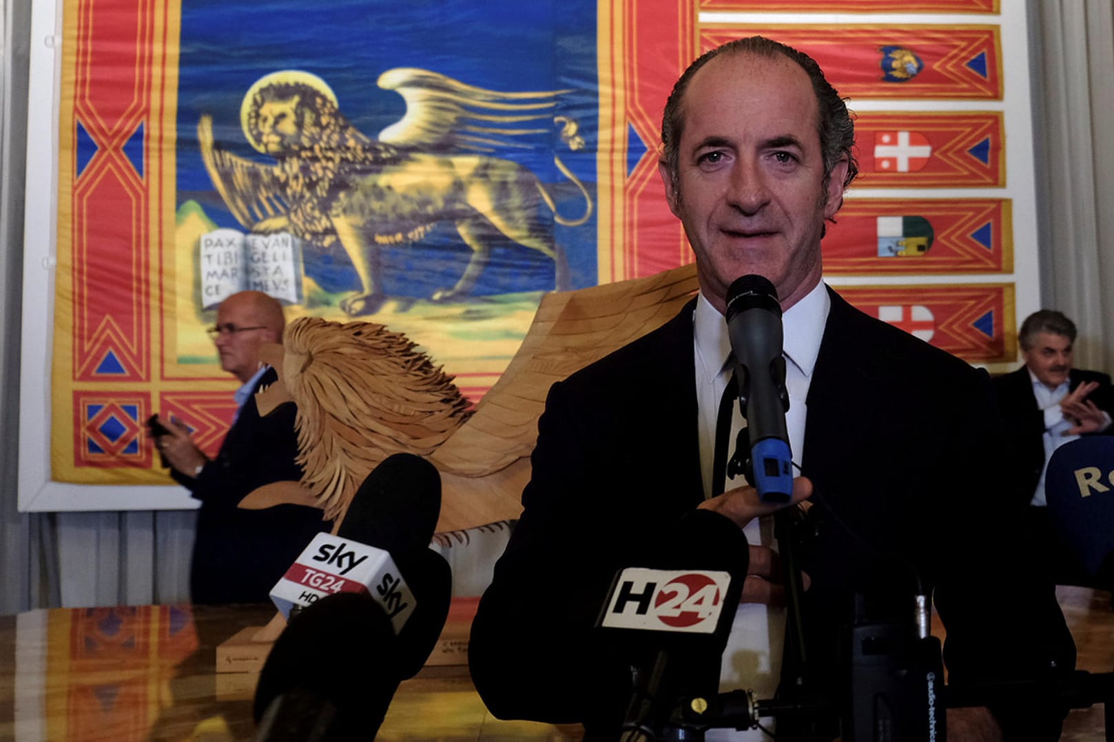 Der Regionalpräsident von Veneto: Luca Zaia.