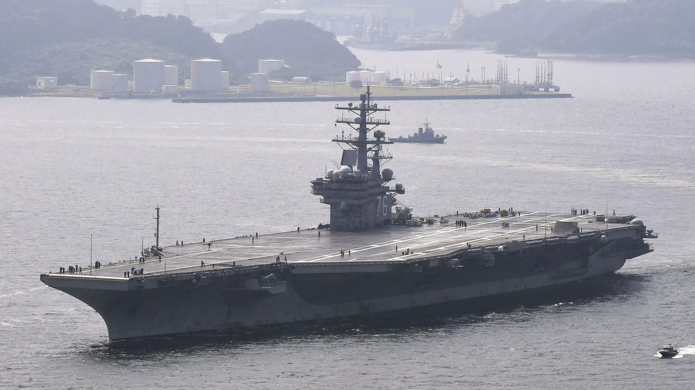 US-amerikanischer Flugzeugträger USS Ronald Reagan