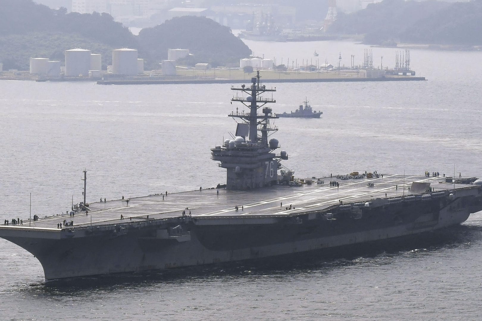 US-amerikanischer Flugzeugträger USS Ronald Reagan