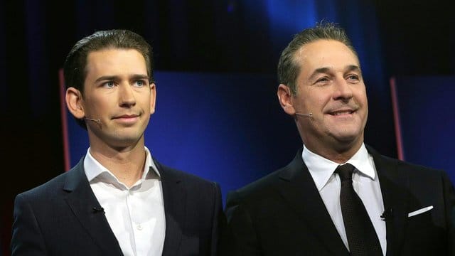 Demnächst Koalitionspartner? ÖVP-Chef Sebastian Kurz (l. Demnächst Koalitionspartner? ÖVP-Chef Sebastian Kurz (l.