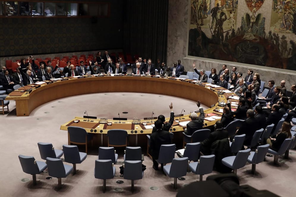 Sitzungssaal des UN-Sicherheitsrates in New York.