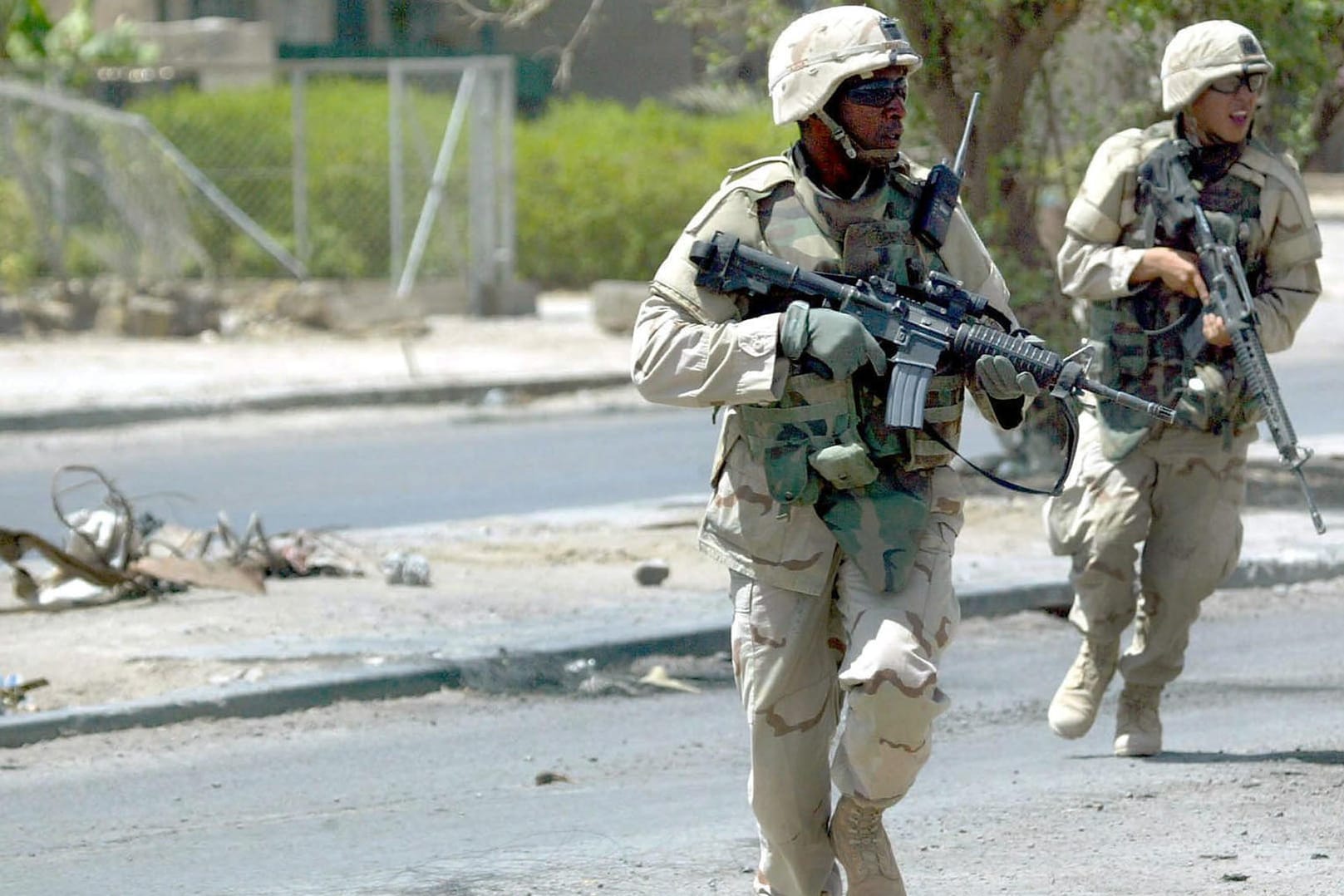 US-Soldaten hoffen künftig auf die Unterstützung von Drohnen im Straßenkampf.