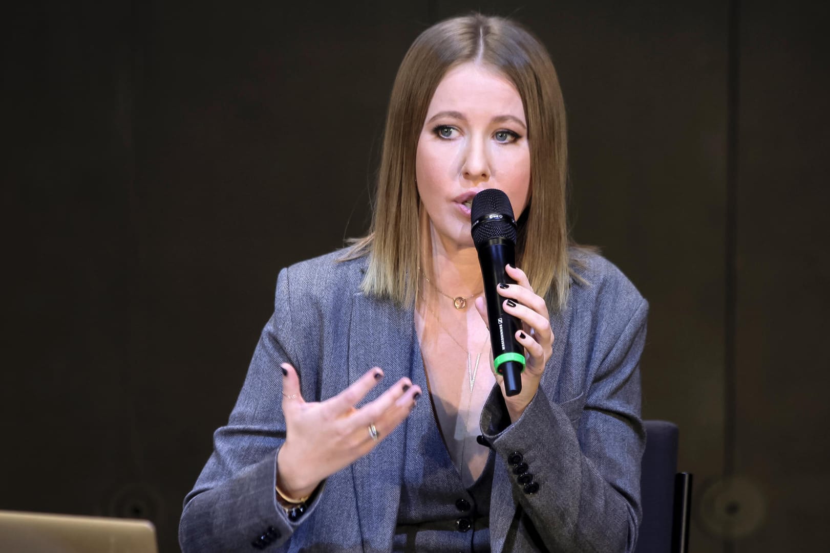 Die TV-Moderatorin will gegen Wladimir Putin antreten.