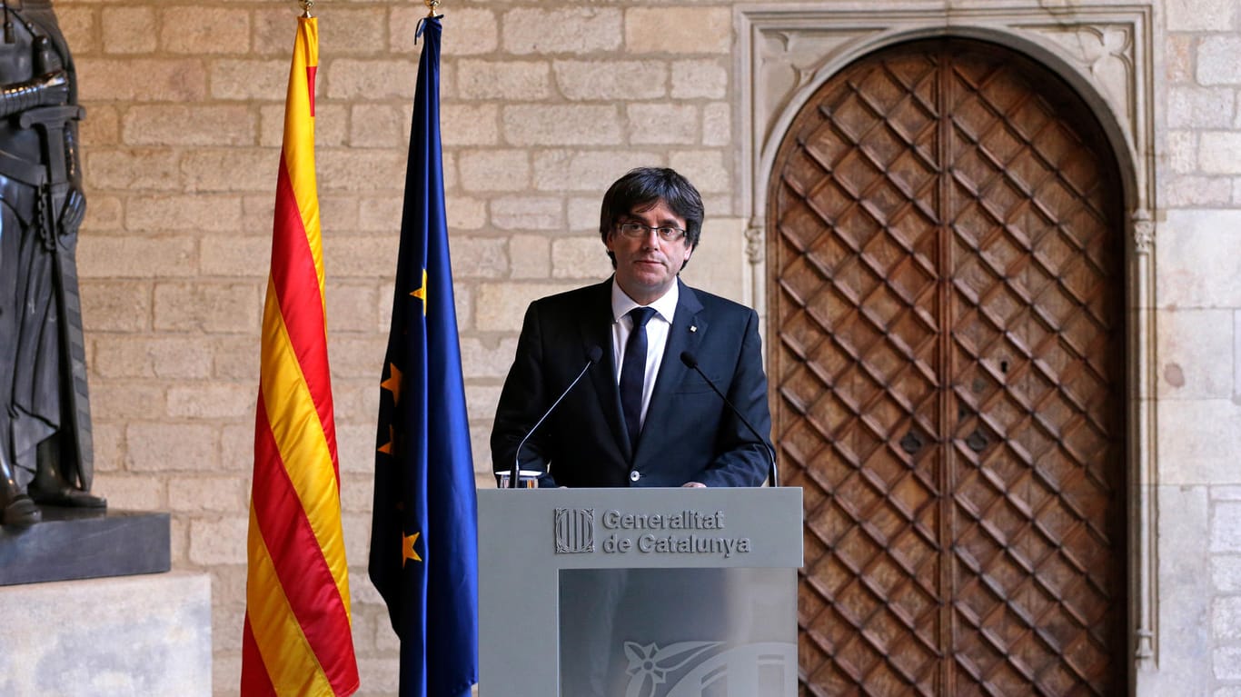 Der katalanische Regierungschef Carles Puigdemont hat Neuwahlen in Katalonien ausgeschlossen.