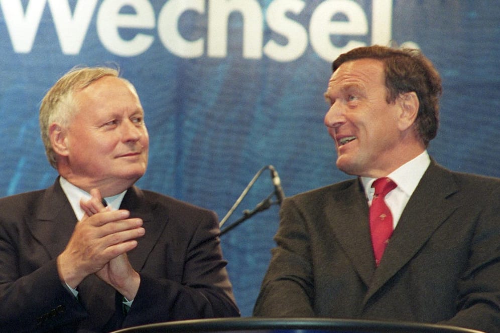 Oskar Lafontaine und Gerhard Schröder waren die Wegbereiter für den Wahlsieg der SPD im Jahr 1998.