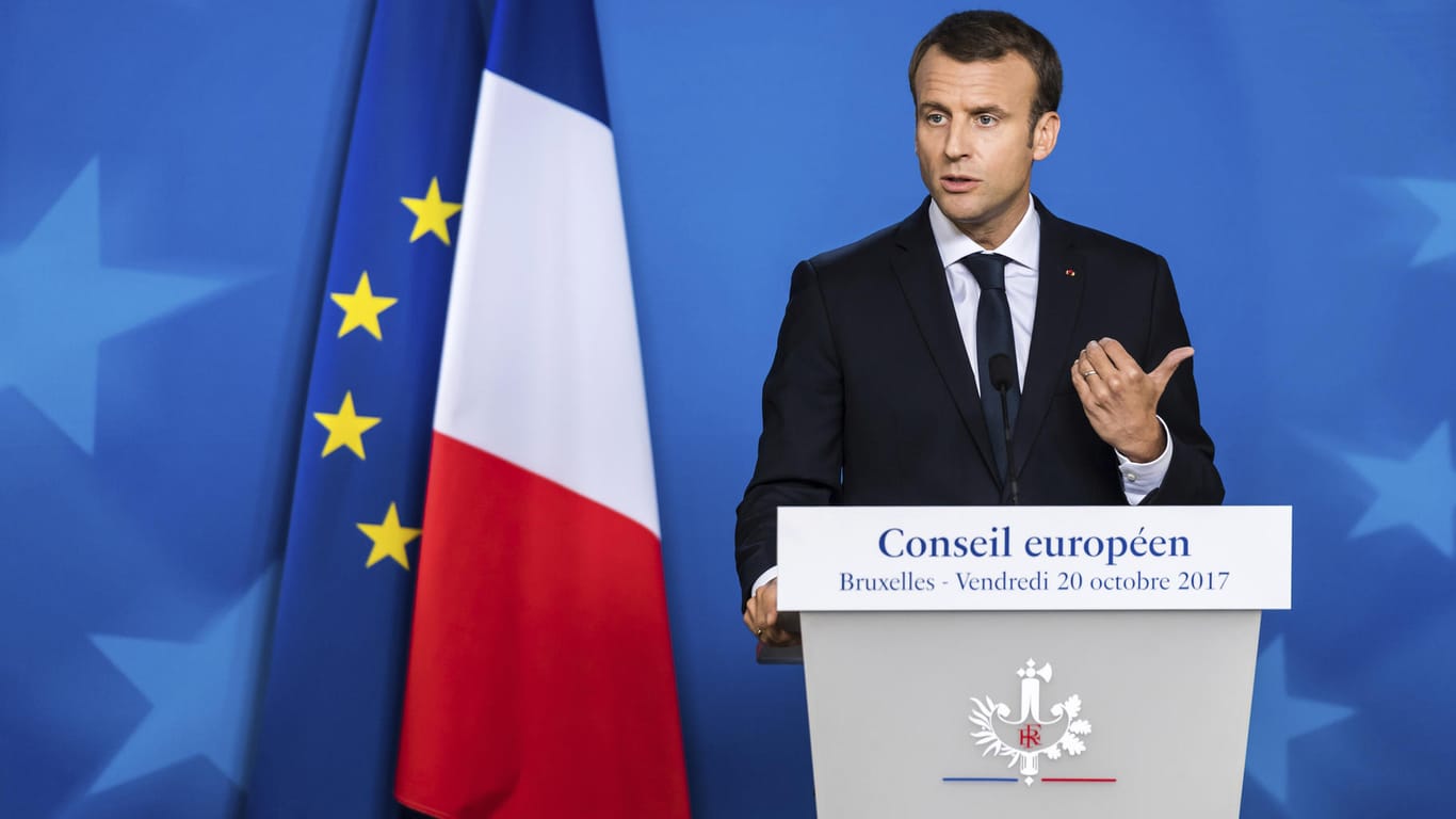 Der französische Präsident Emmanuel Macron hat mit einer Äußerung für Empörung gesorgt.