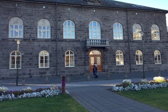 Das Parlament in Reykjavik.