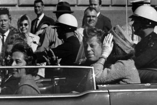 Der damalige US-Präsident John F.