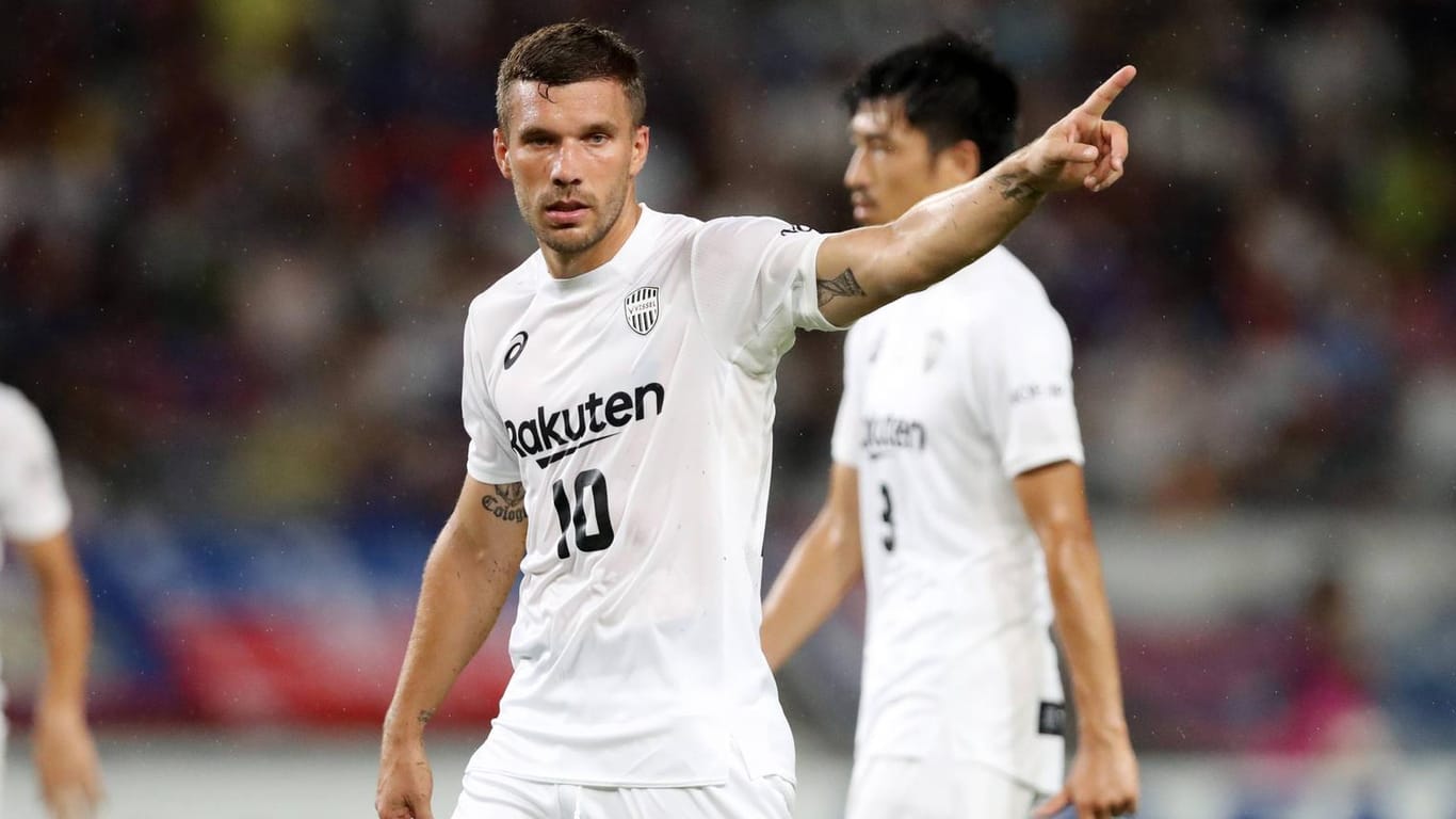 Lukas Podolski spielt aktuell für Vissel Kobe in Japan.