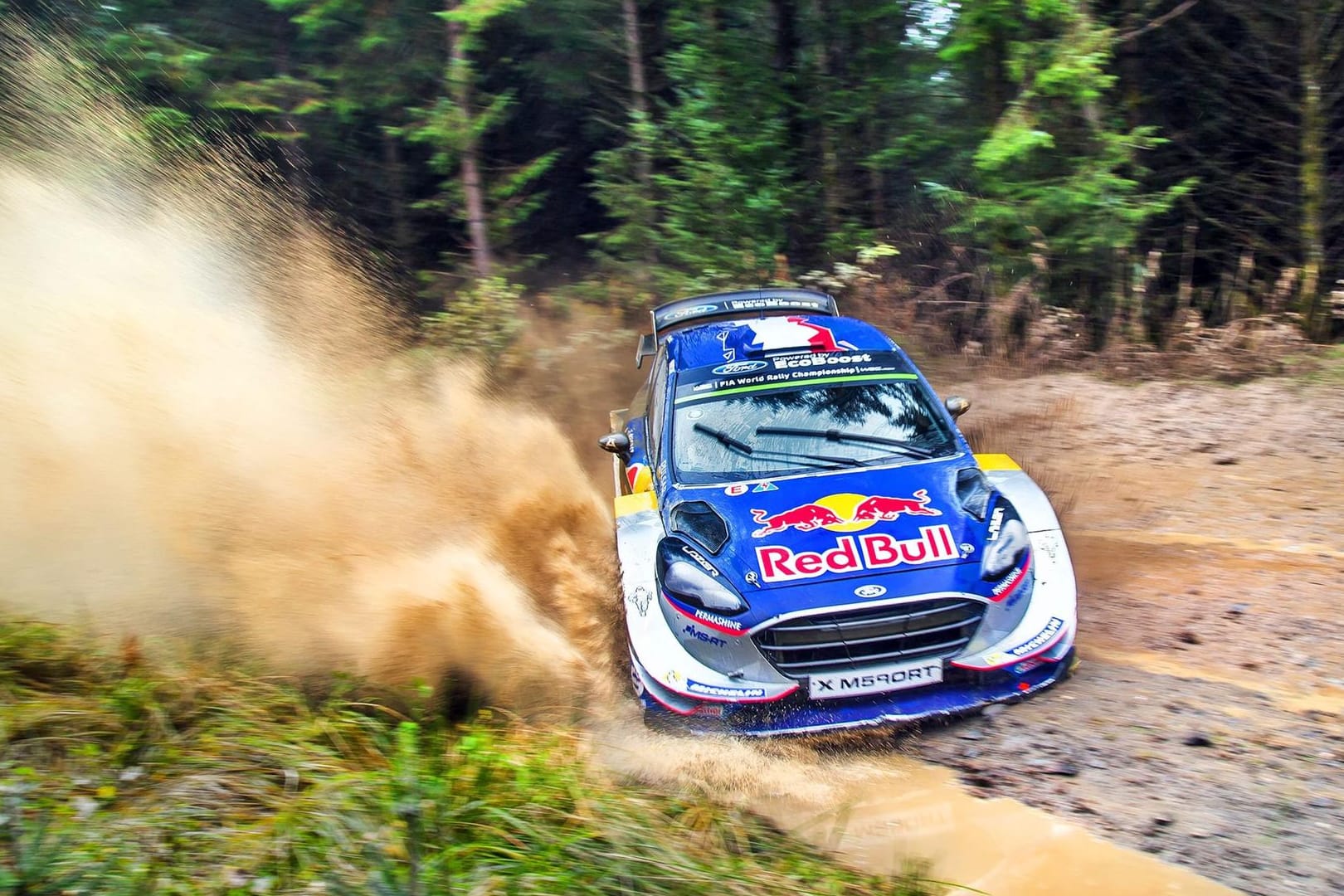 Sébastien Ogier in seinem Ford.