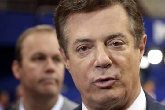 Der frühere Wahlkampfmanager von US-Präsident Trump, Paul Manafort, 2016 in Cleveland.