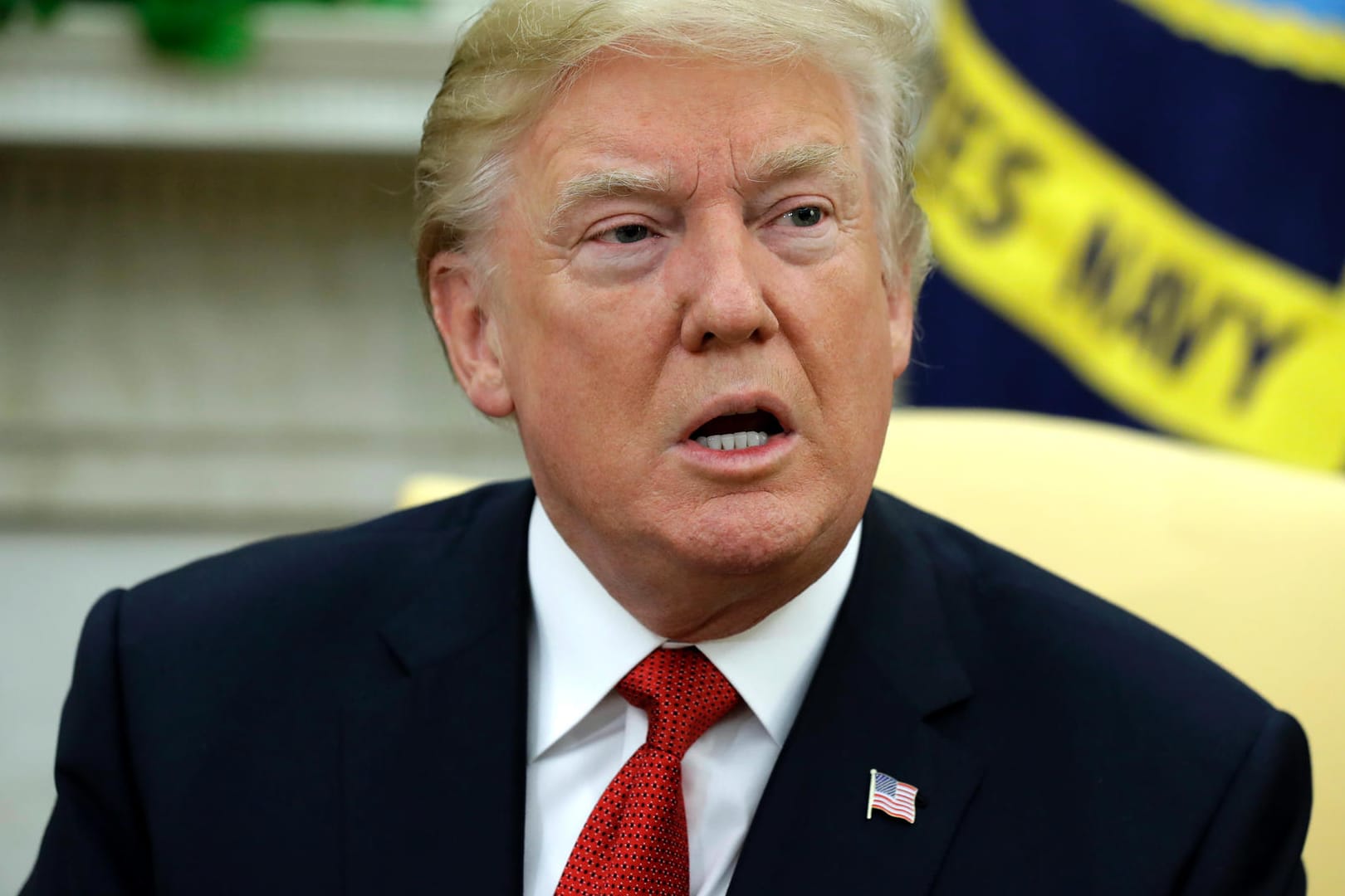 Donald Trump im Oval Office des Weißen Hauses