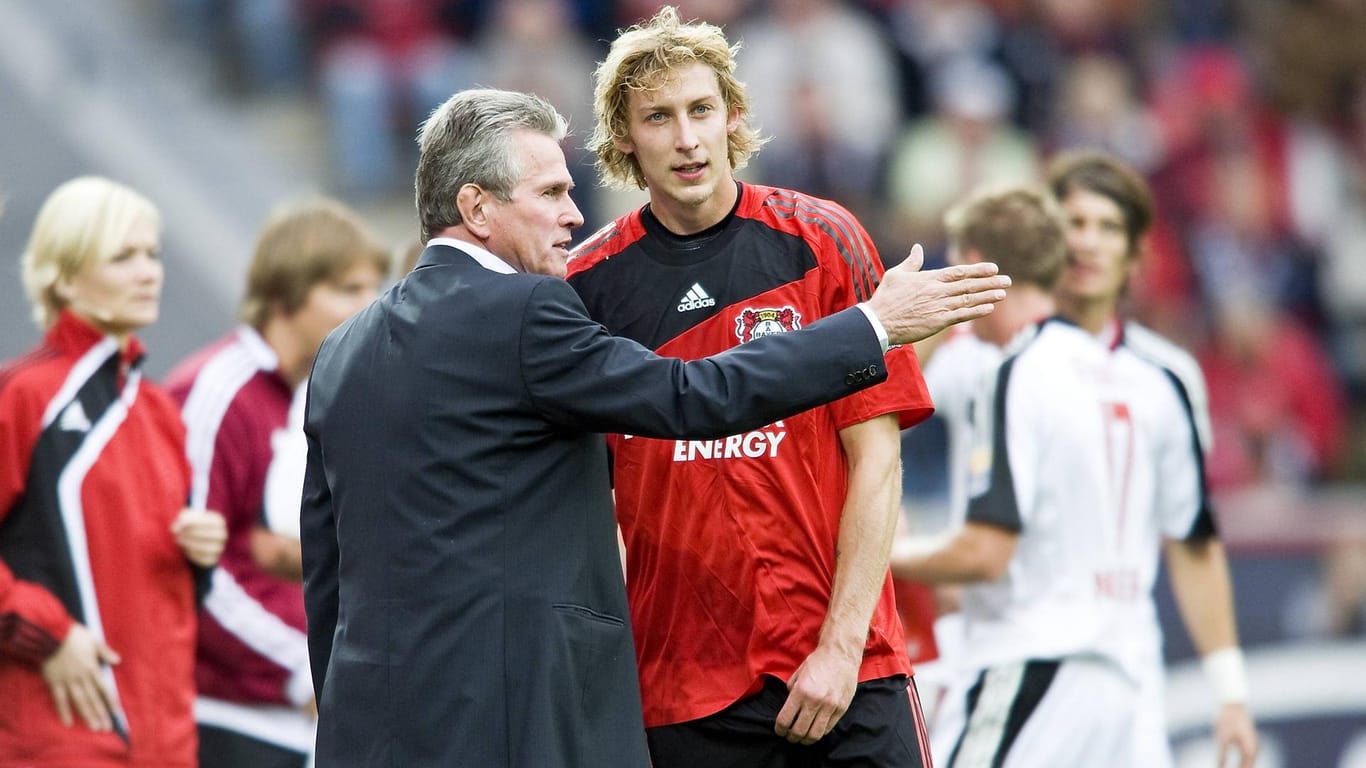 Jupp Heynckes und Stefan Kießling kennen sich aus gemeinsamen Leverkusener Zeiten.
