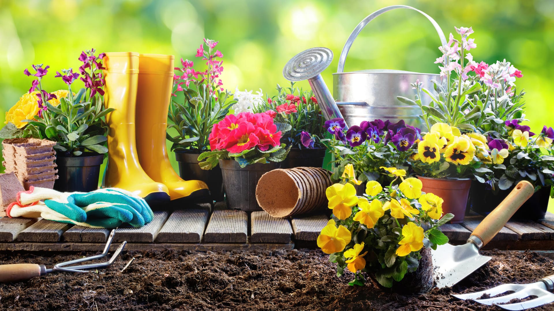 Gartenzubehör: Menschen mit einem grünen Daumen haben mit einem Gartenadventskalender auch im nächsten Jahr noch Freude.