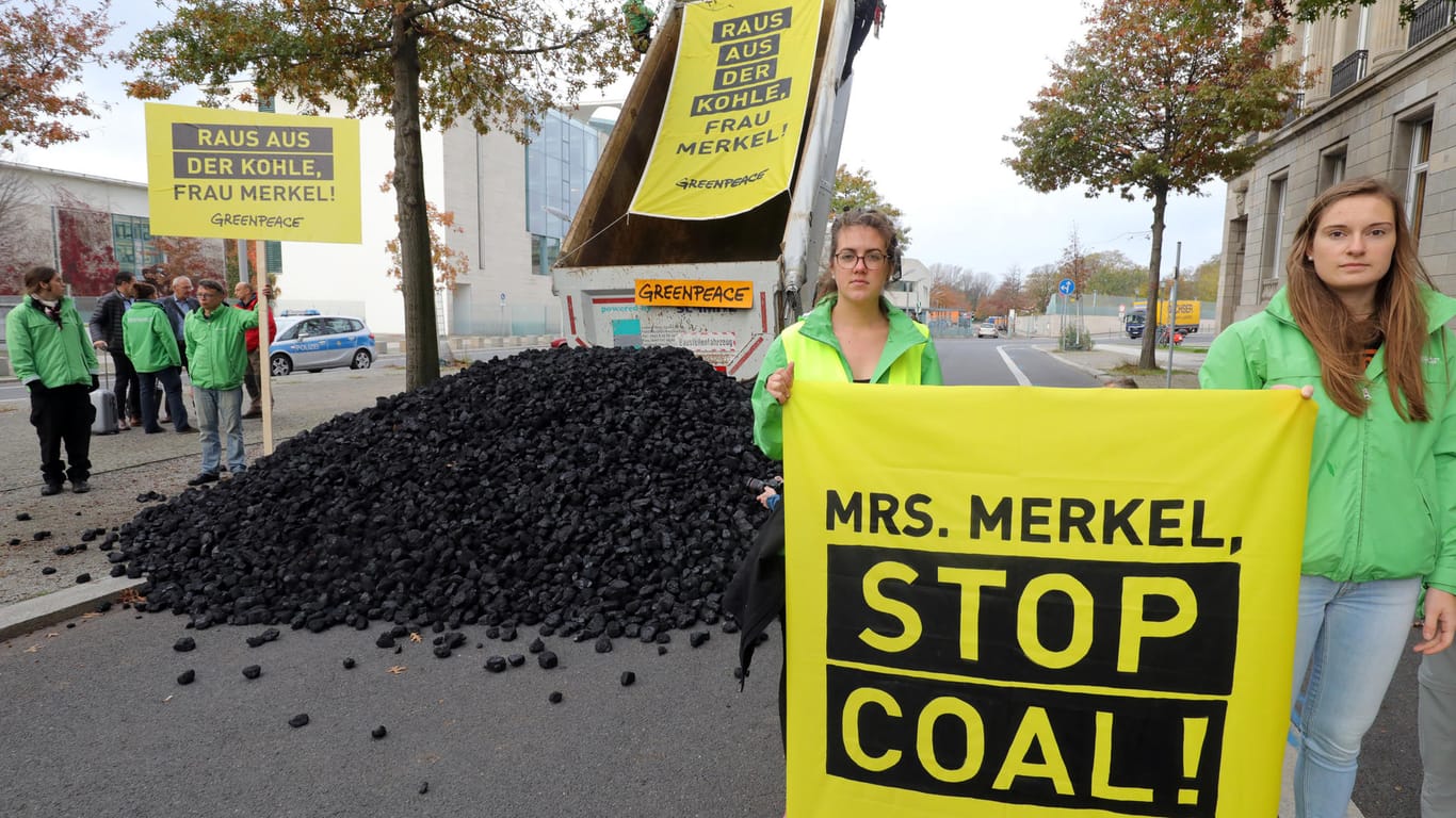 Umweltschützer fordern den Kohleausstieg. Das setzt die Grünen unter Druck.