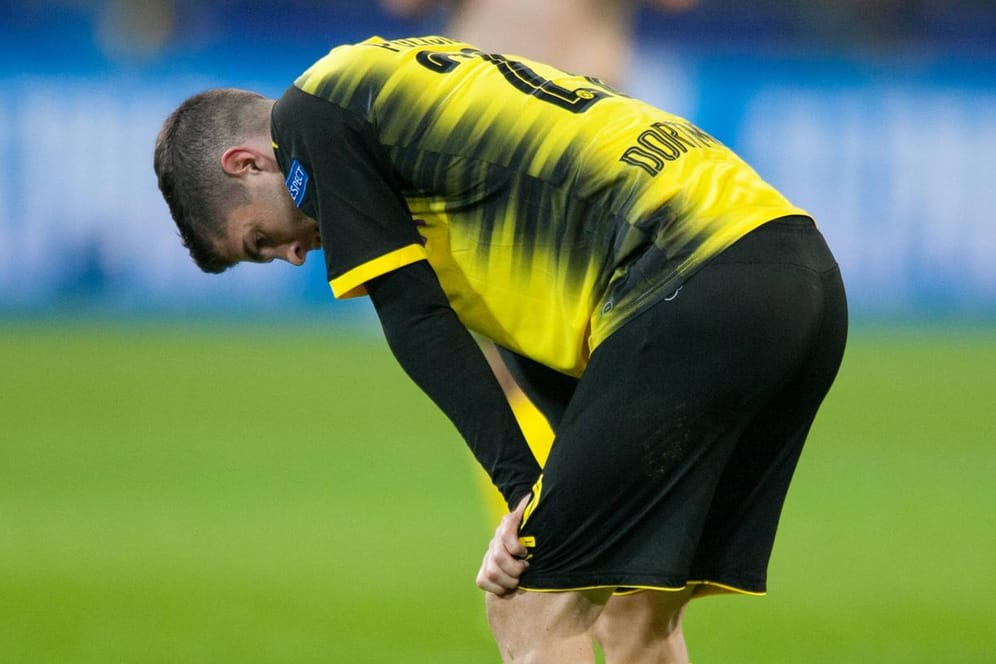 Niedergeschlagen: Christian Pulisic konnte mit Borussia Dortmund keins der beiden Spiele gegen Nikosia gewinnen.