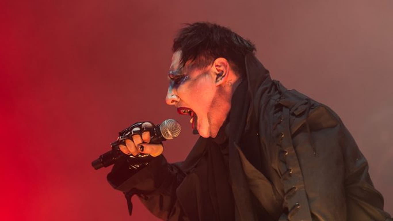 Marilyn Manson will sein neues Album vorstellen.