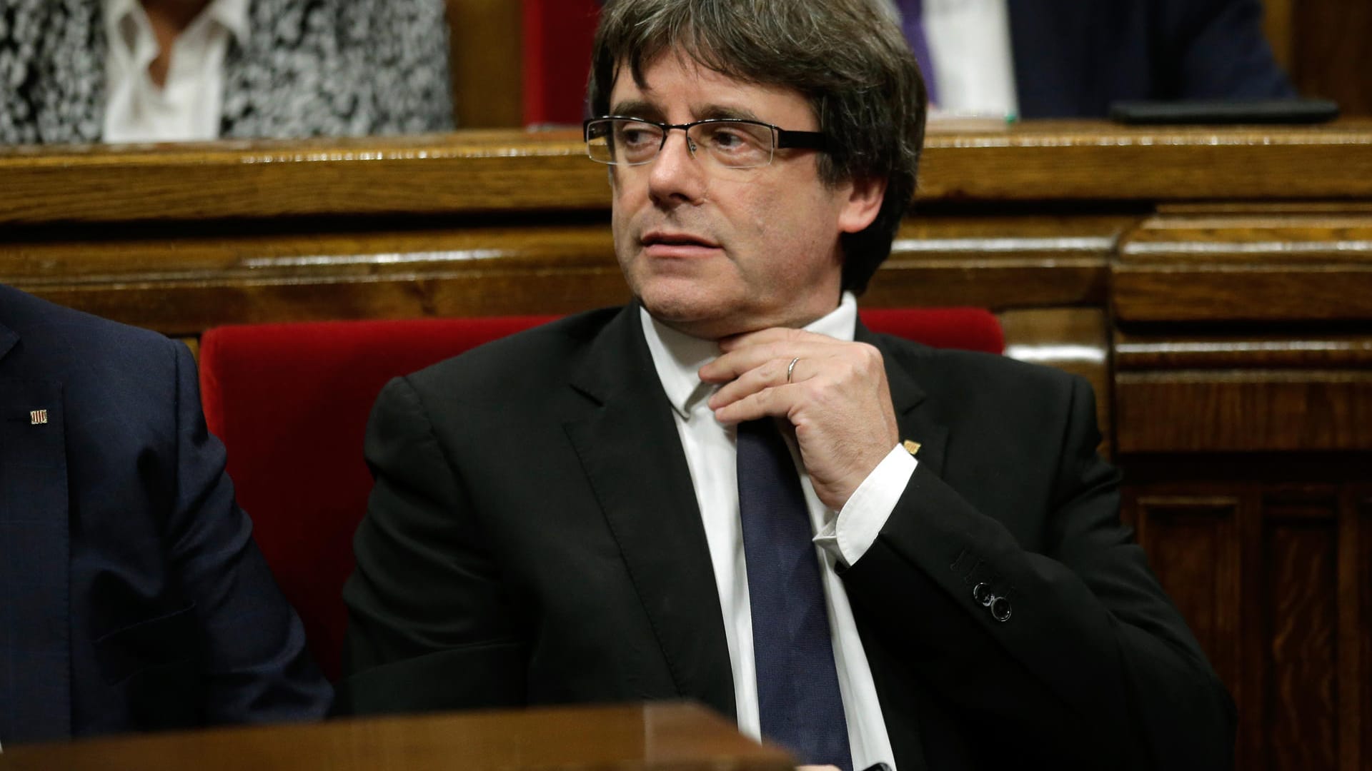 Mit Haftbefehl gesucht: Kataloniens Ex-Regionalpräsident Carles Puigdemont. Mit Haftbefehl gesucht: Kataloniens Ex-Regionalpräsident Carles Puigdemont.