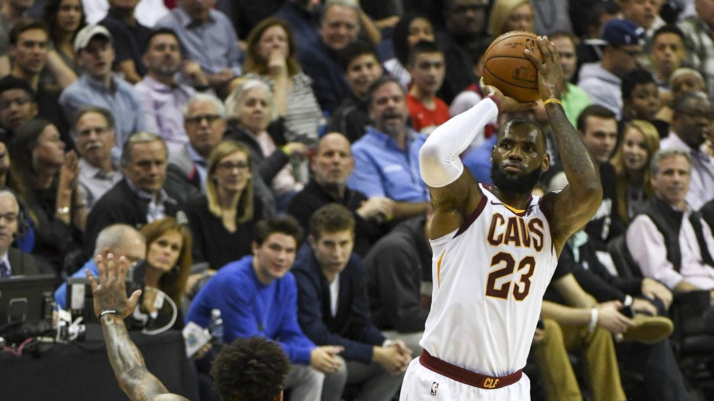 LeBron James überragte gegen die Washington Wizards.