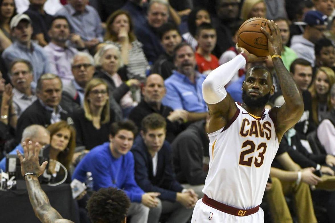 LeBron James überragte gegen die Washington Wizards.