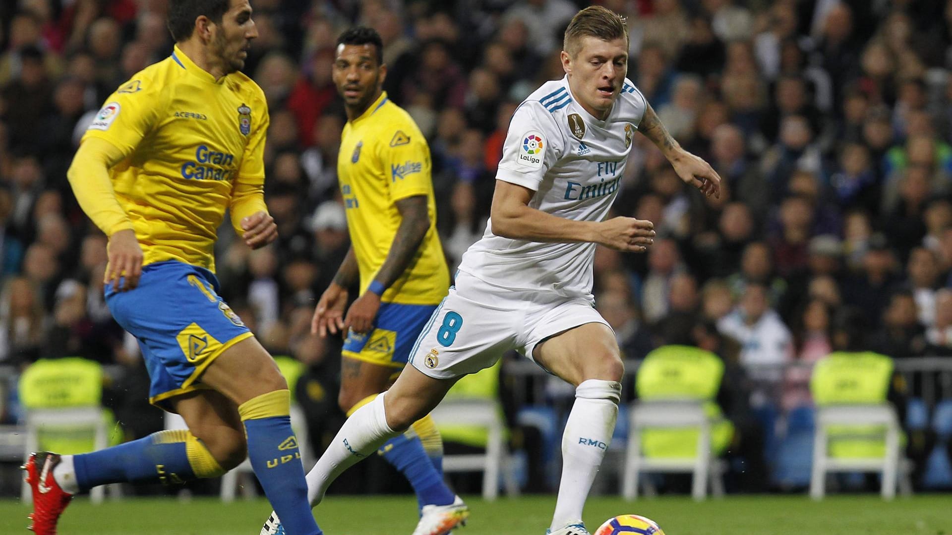 Kroos (r.) im Spiel gegen Las Palmas.