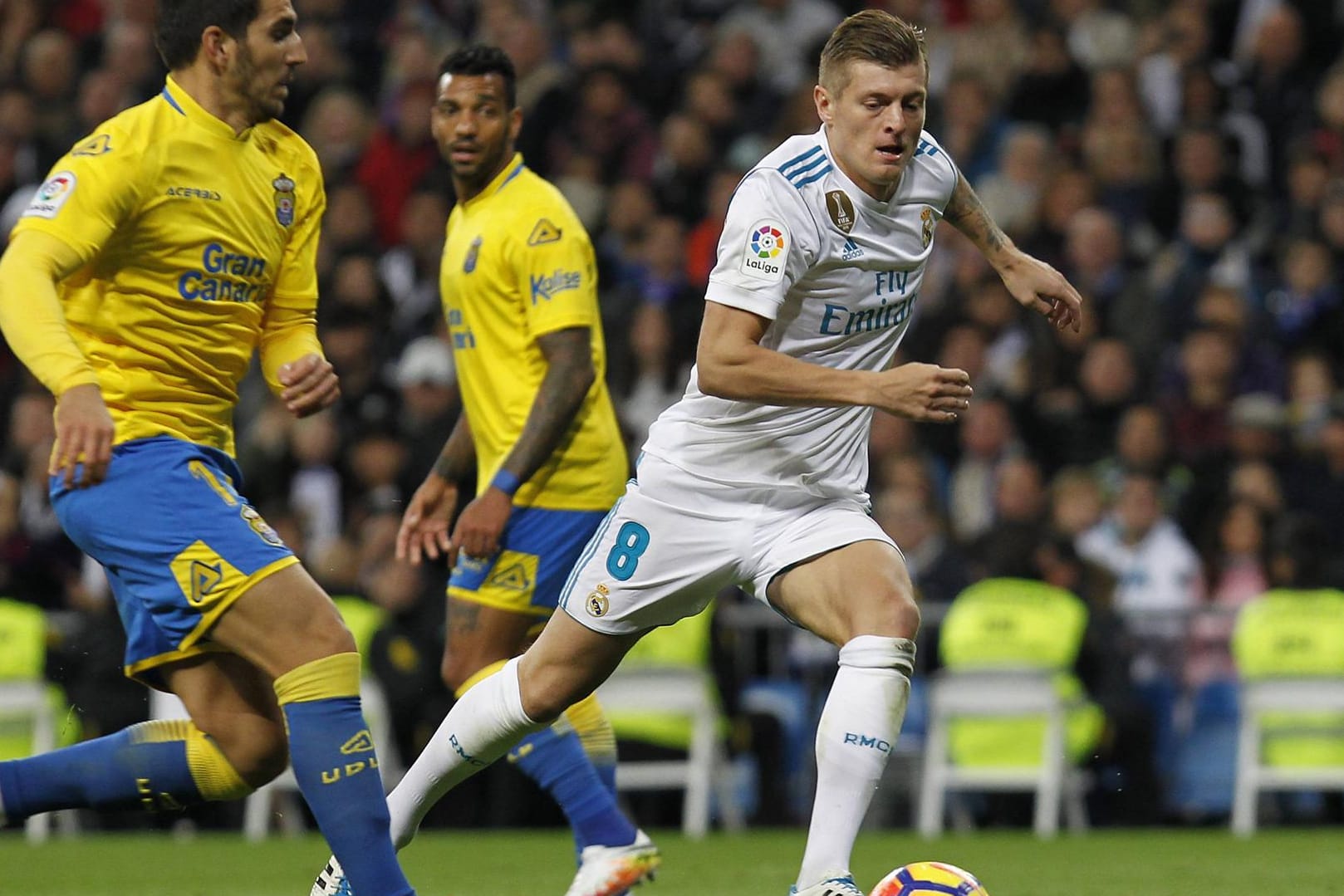 Kroos (r.) im Spiel gegen Las Palmas.