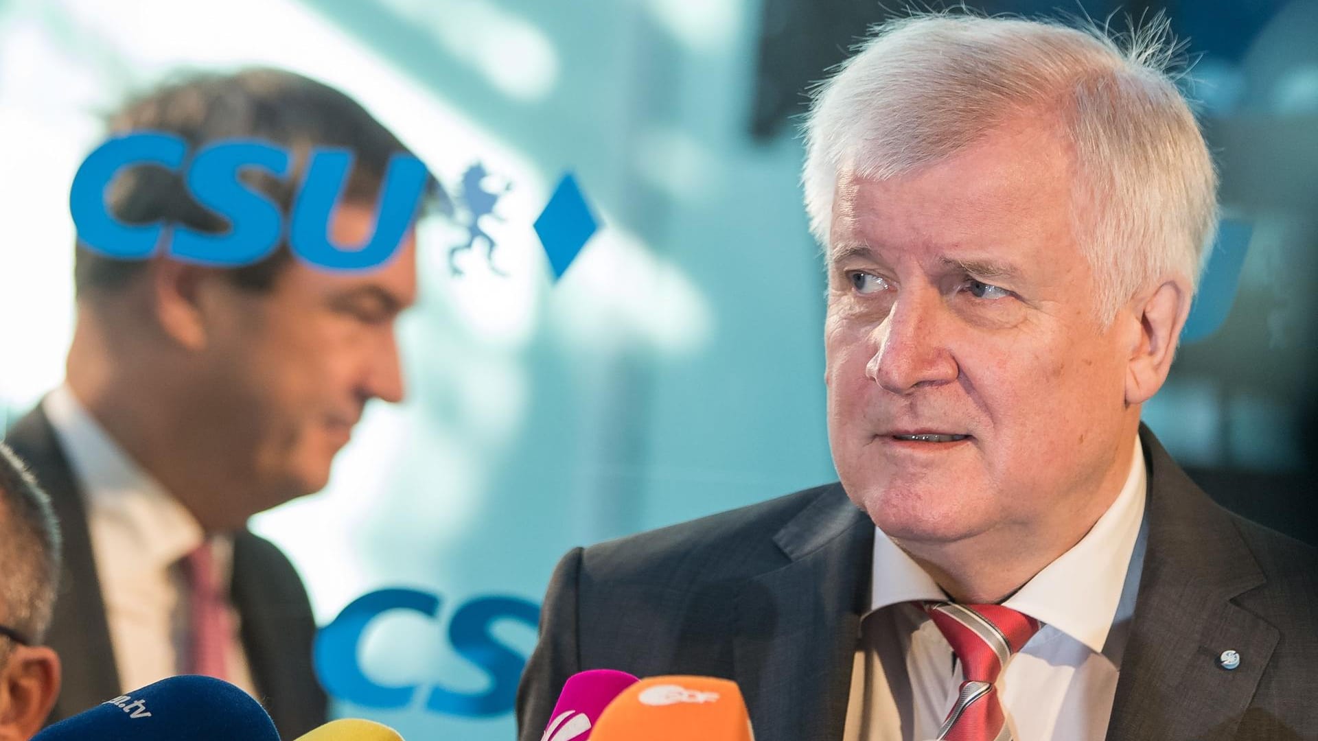 Horst Seehofer und Markus Söder. Horst Seehofer und Markus Söder.