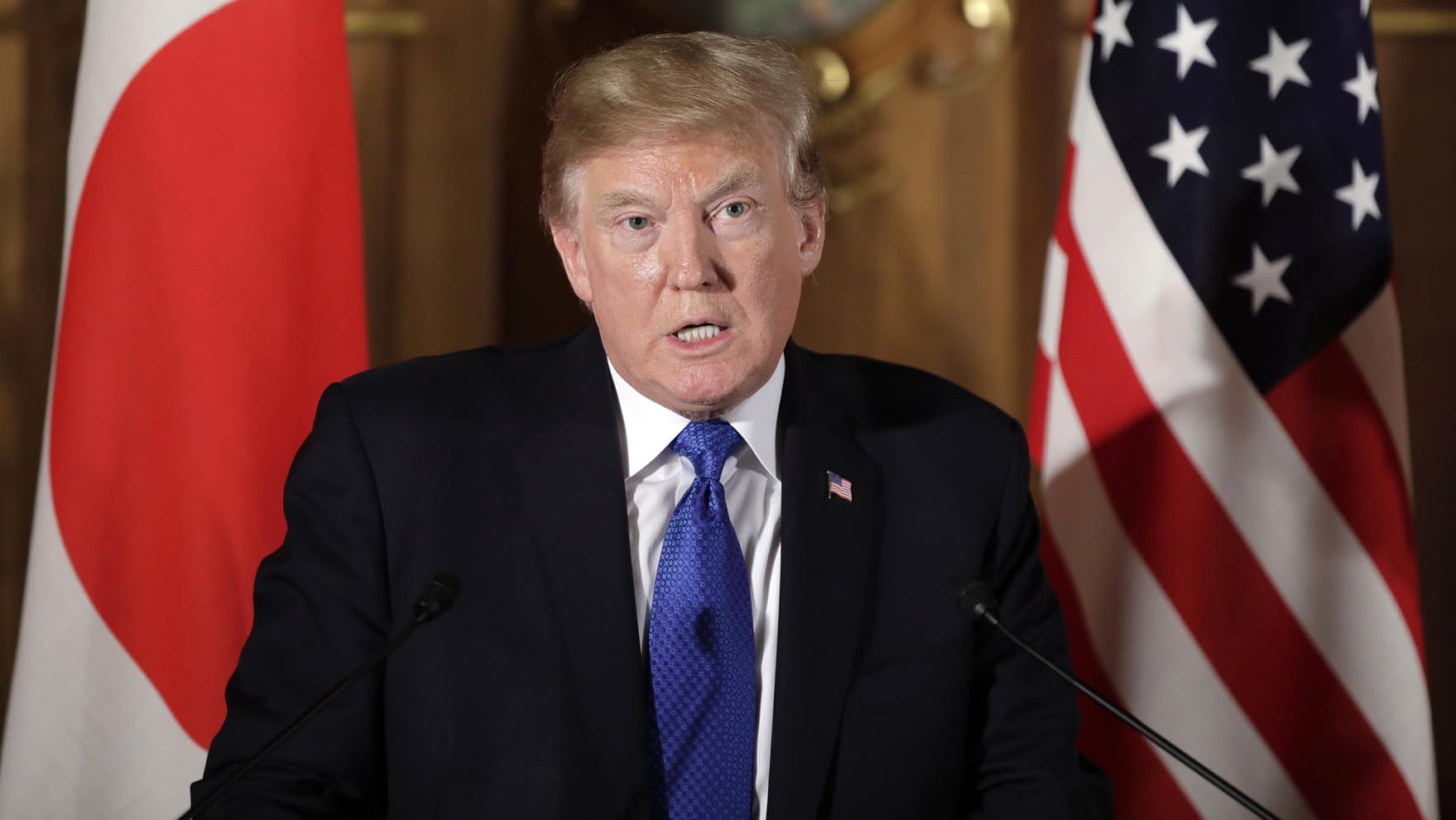 Donald Trump wird am Dienstag auch in Südkorea erwartet. Donald Trump wird am Dienstag auch in Südkorea erwartet.