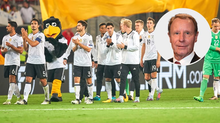 Die deutsche Nationalmannschaft nach dem 6:0 in Stuttgart gegen Norwegen.