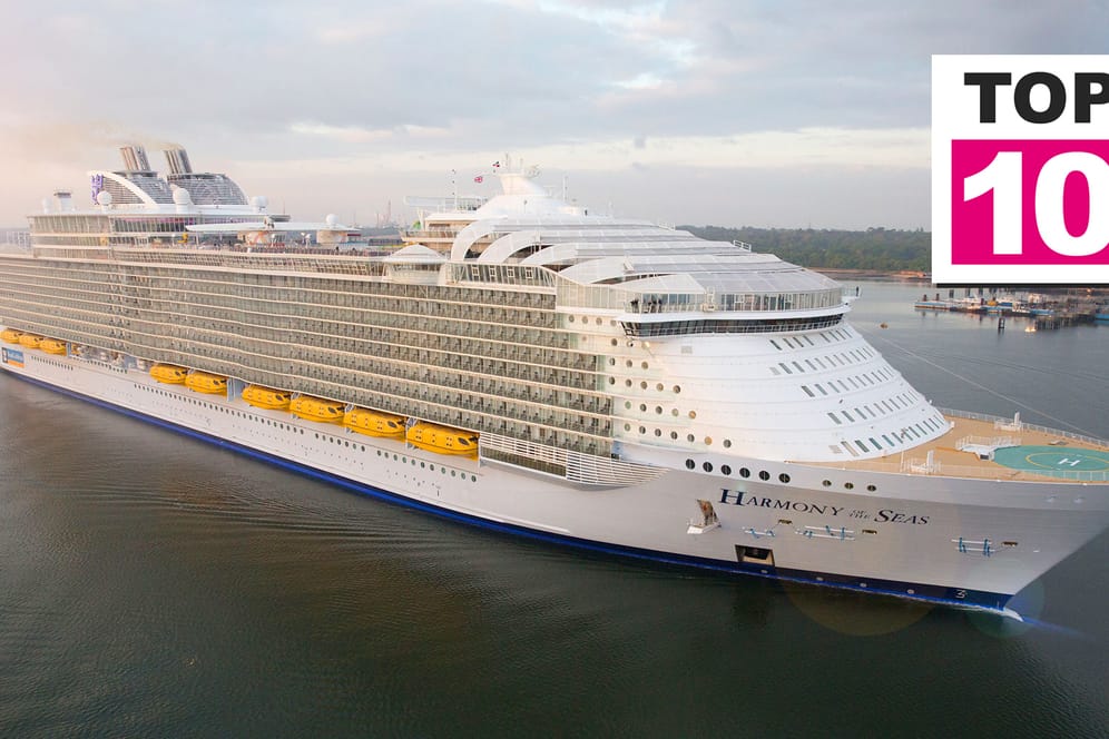 Die Royal Caribbean hält seit Jahren den Rekord für die größten Kreuzfahrtschiffe der Welt.