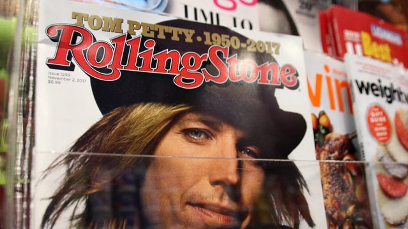 Jubiläumsausgabe des Musikmagazins "Rolling Stone" in New York.