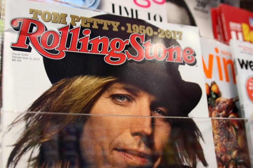 Jubiläumsausgabe des Musikmagazins "Rolling Stone" in New York.