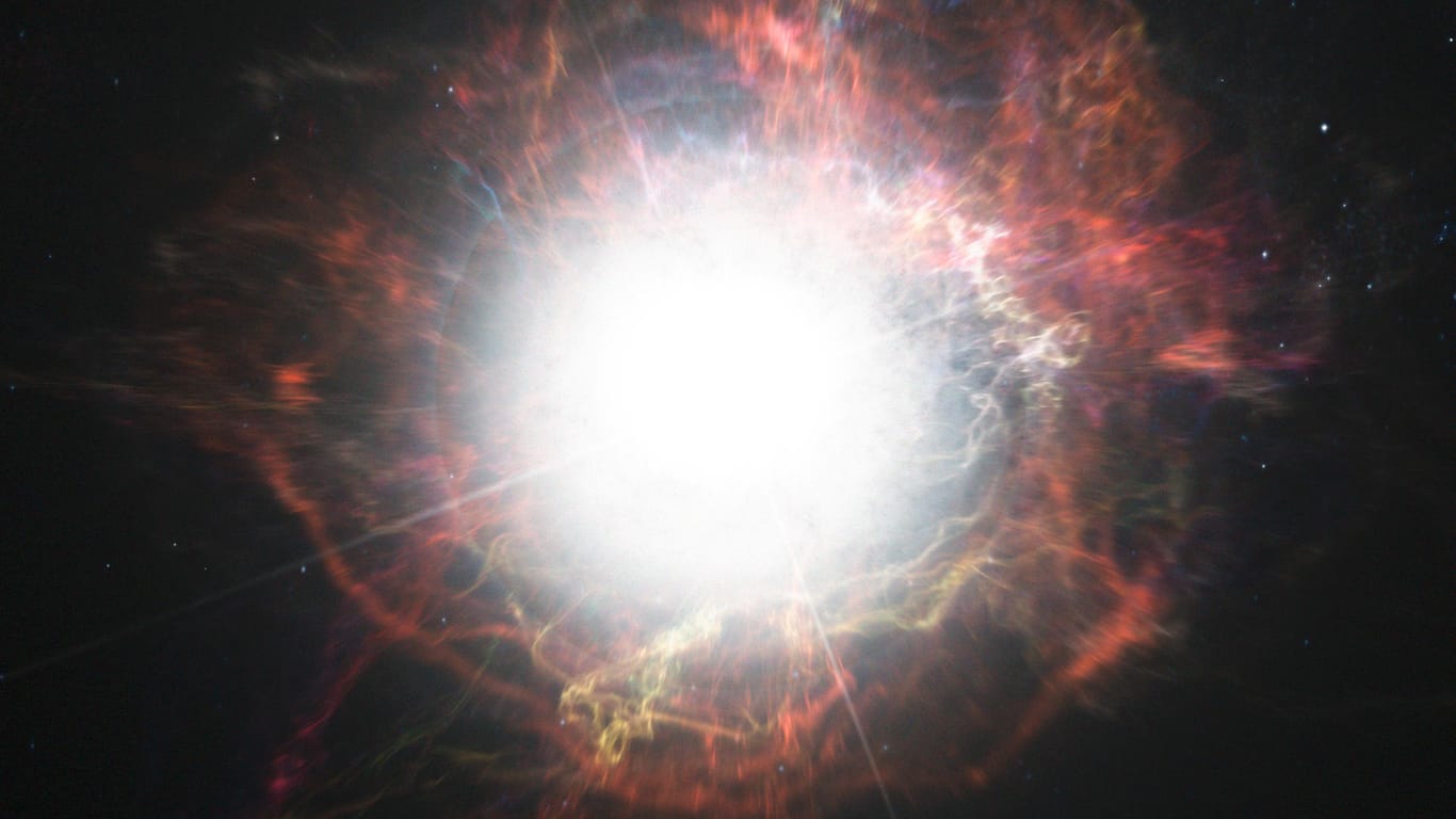 Astronomen entdecken niemals endene Supernova