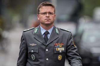 André Wüstner, der Vorsitzende des Deutschen Bundeswehrverbands (Archivbild): Er warnt vor einem "schmutzigen Frieden" im Ukraine-Krieg.