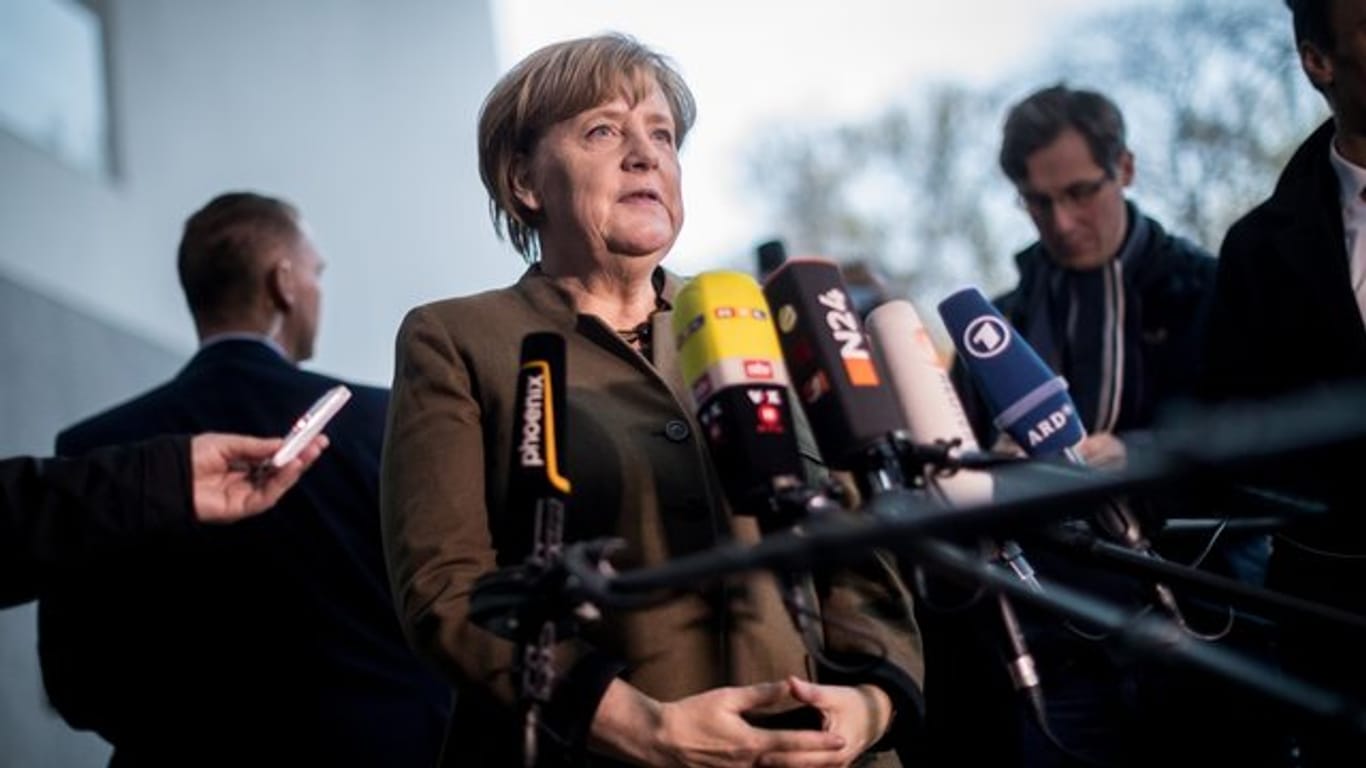 Bundeskanzlerin Merkel: "Es wird ein noch durchaus großes Stück Arbeit.