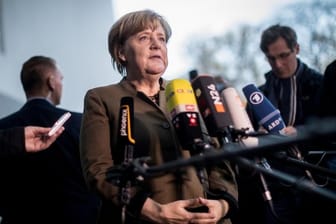 Bundeskanzlerin Merkel: "Es wird ein noch durchaus großes Stück Arbeit.