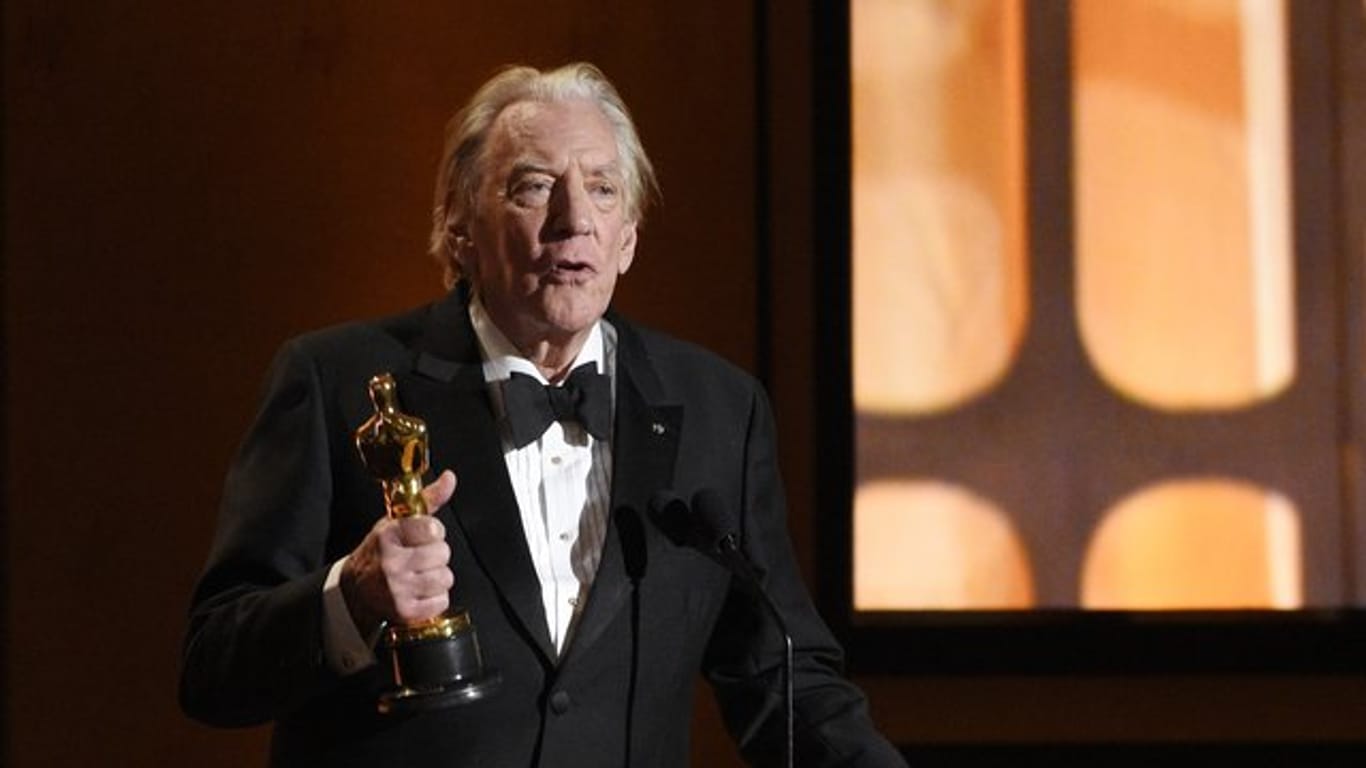Donald Sutherland wurde mit einem Ehren-Oscar ausgezeichnet.