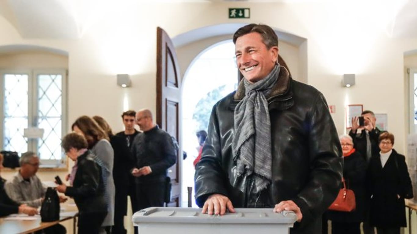Der slowenische Staatspräsident Borut Pahor bleibt im Amt.