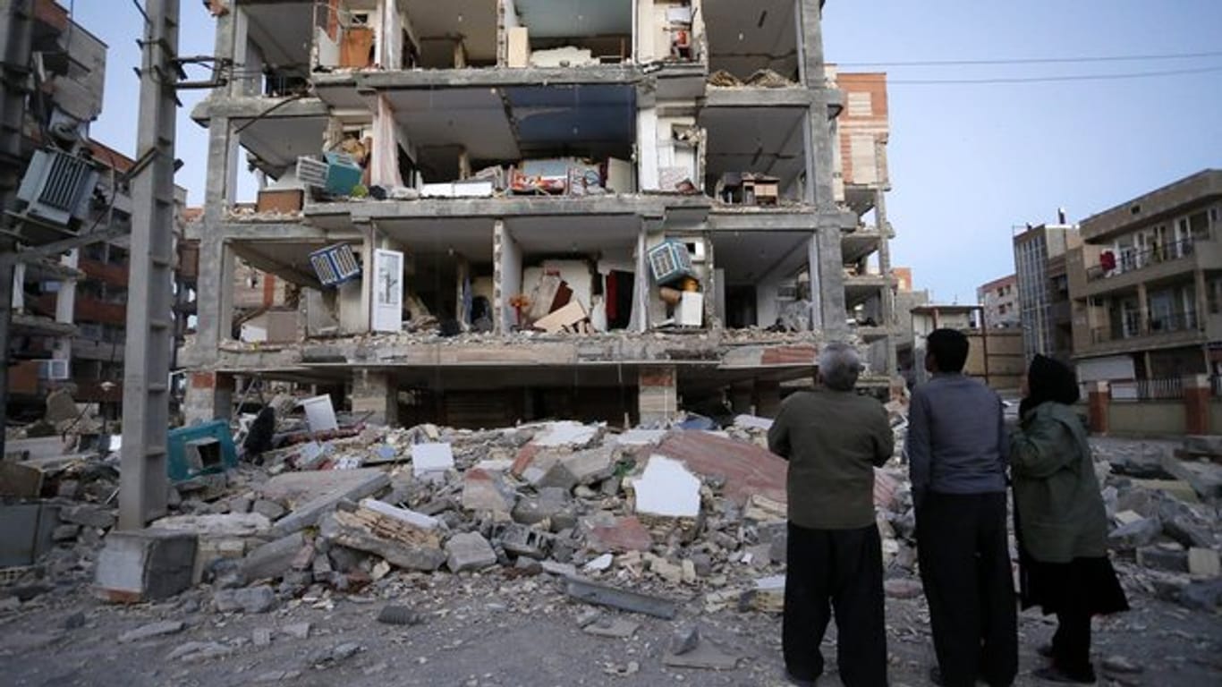 Zerstörung in Sarpol-E-Zahab: Weitere Opfer werden befürchtet.