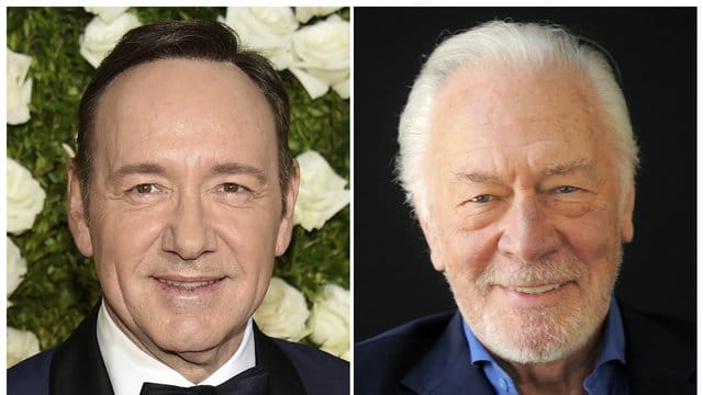 Kevin Spacey (l) wird von Christopher Plummer ersetzt.