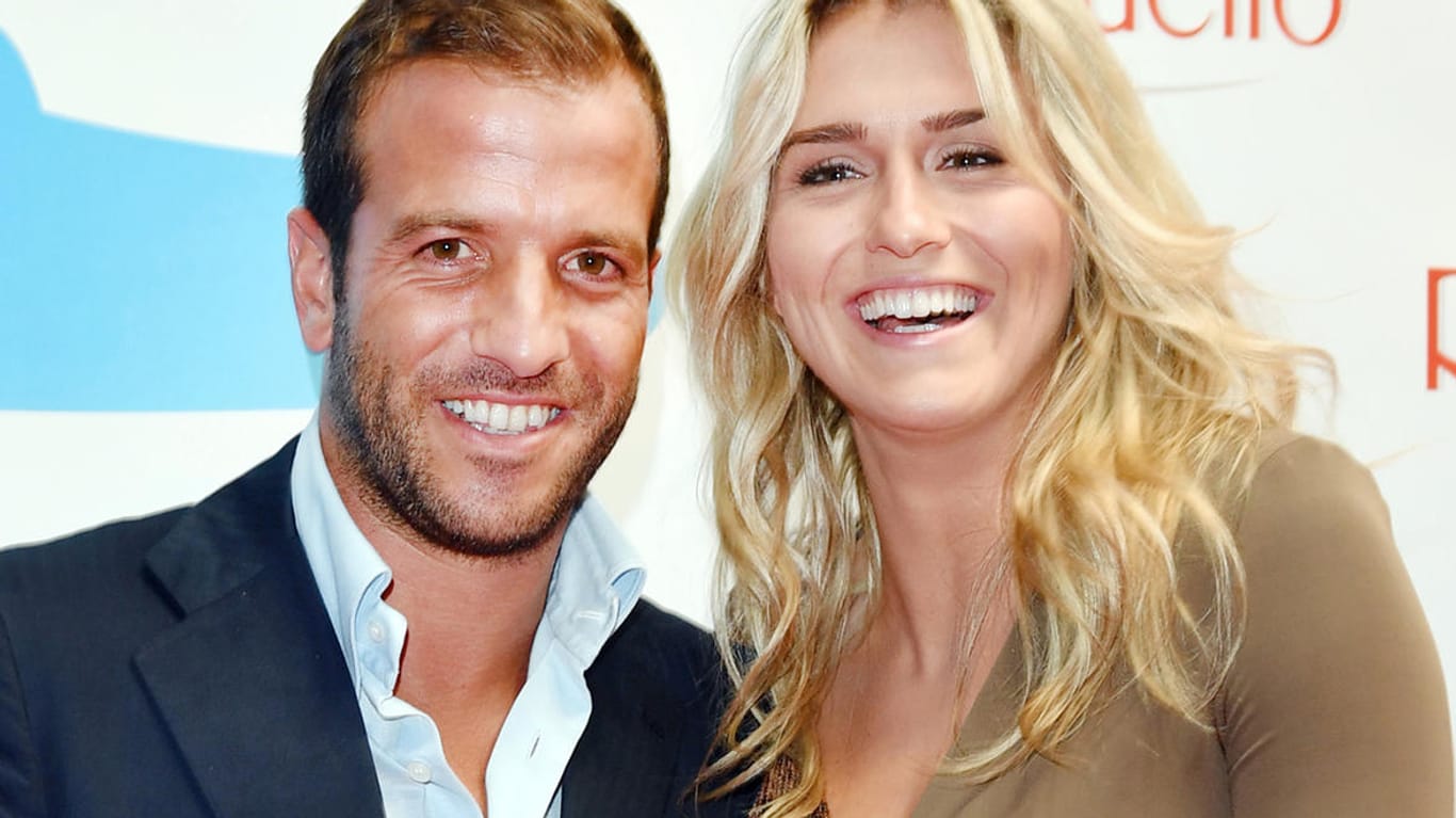 Rafael van der Vaart und Estavana Polman sind stolze Eltern.